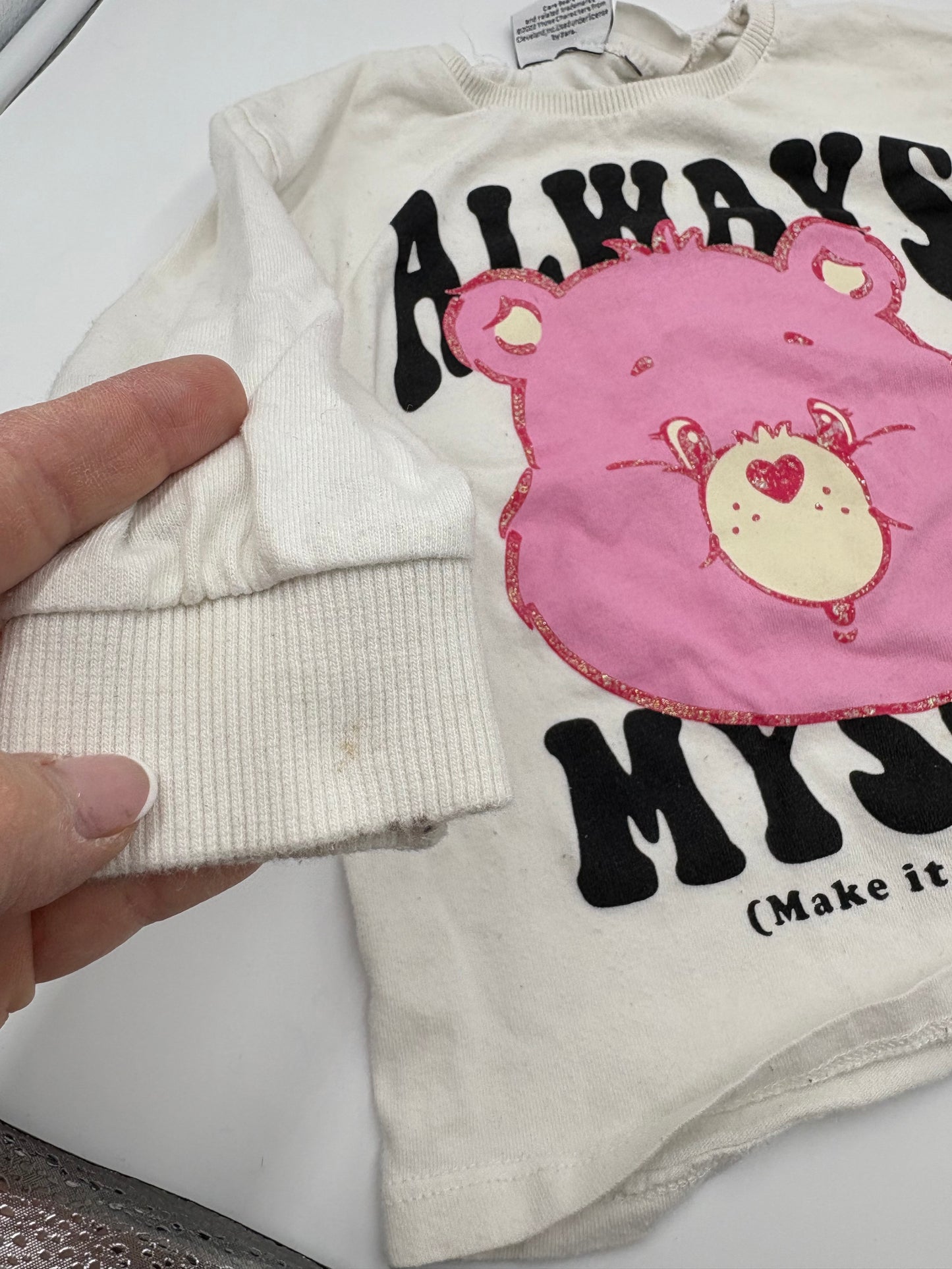 chandail 3-4ans*mini imparfait