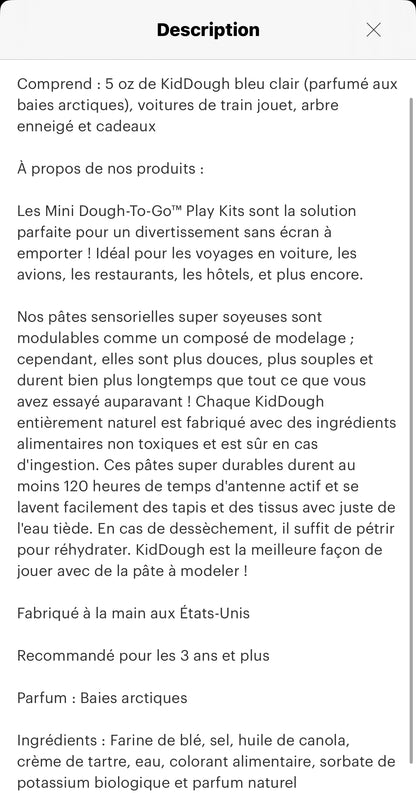 Pâte à modeler - train