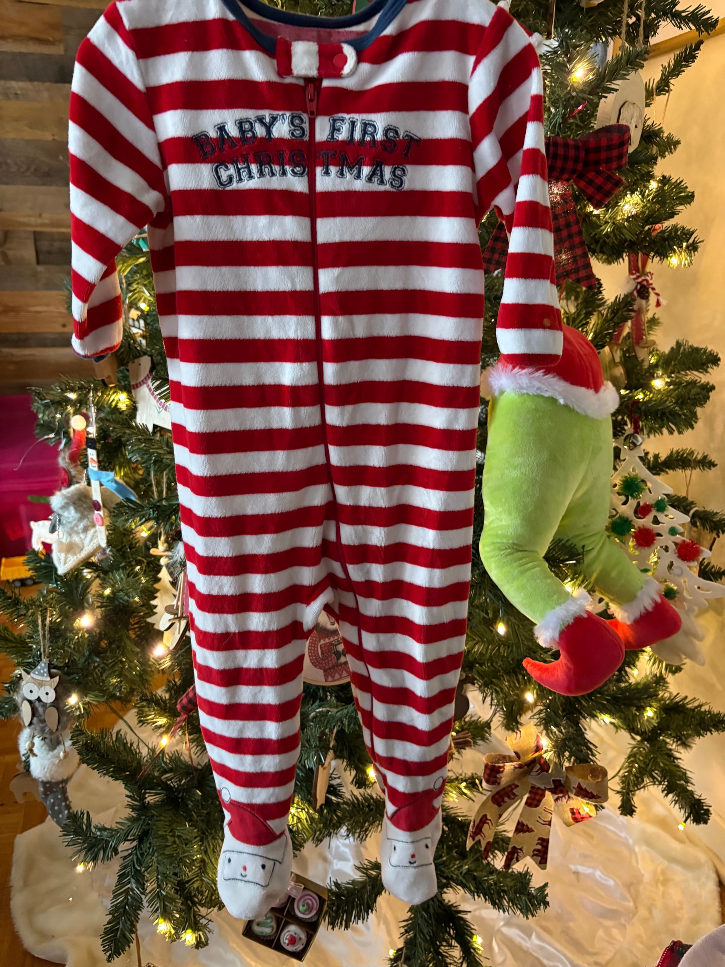 Pyjama velour vintage 12m