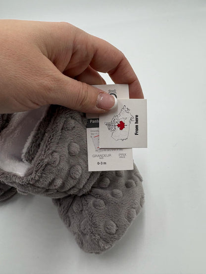 Pantoufles bébé ô chaud 0-3mois NEUF