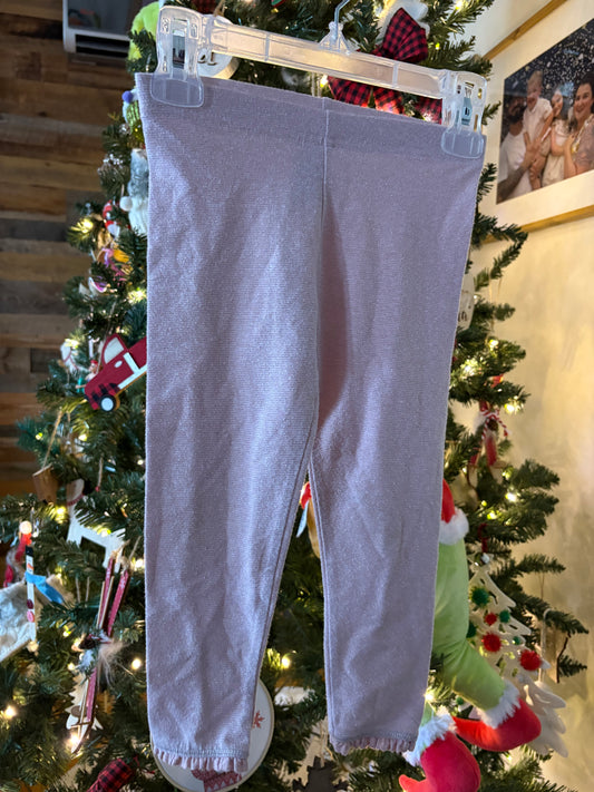 Legging rose brillant 3-4ans