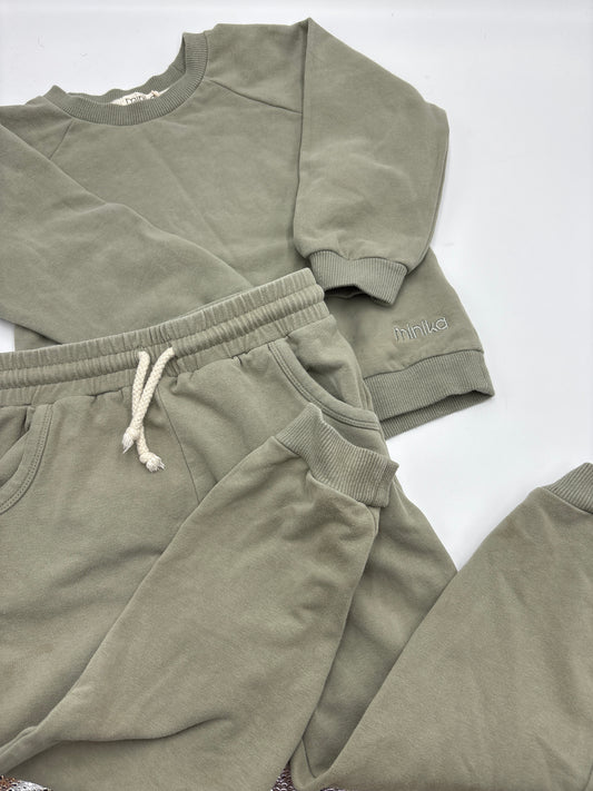 Ensemble Minika sauge 3ans*