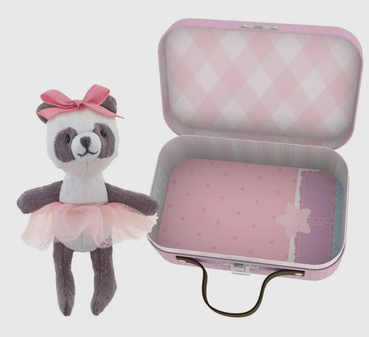 Peluche panda en voyage