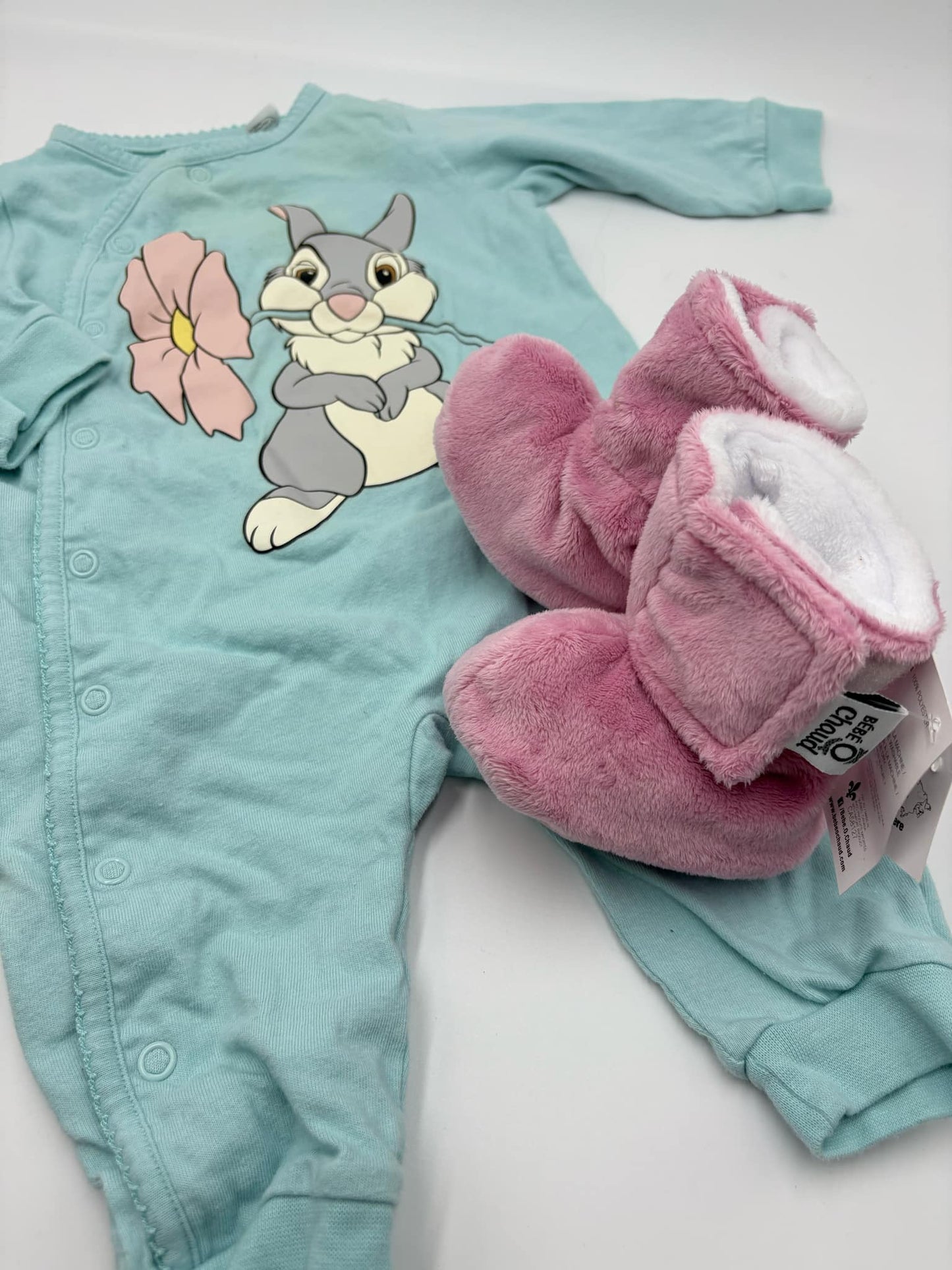 Pantoufles bébé ô chaud 0-3mois NEUF