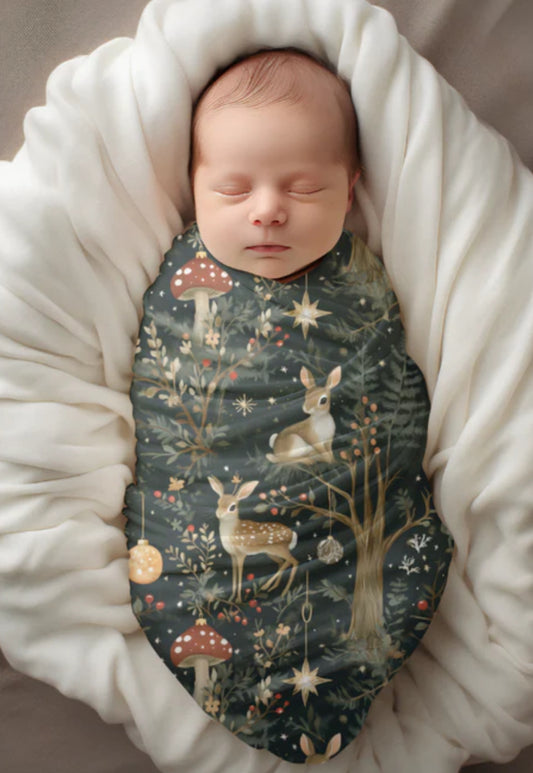 Doudou mousseline forêt