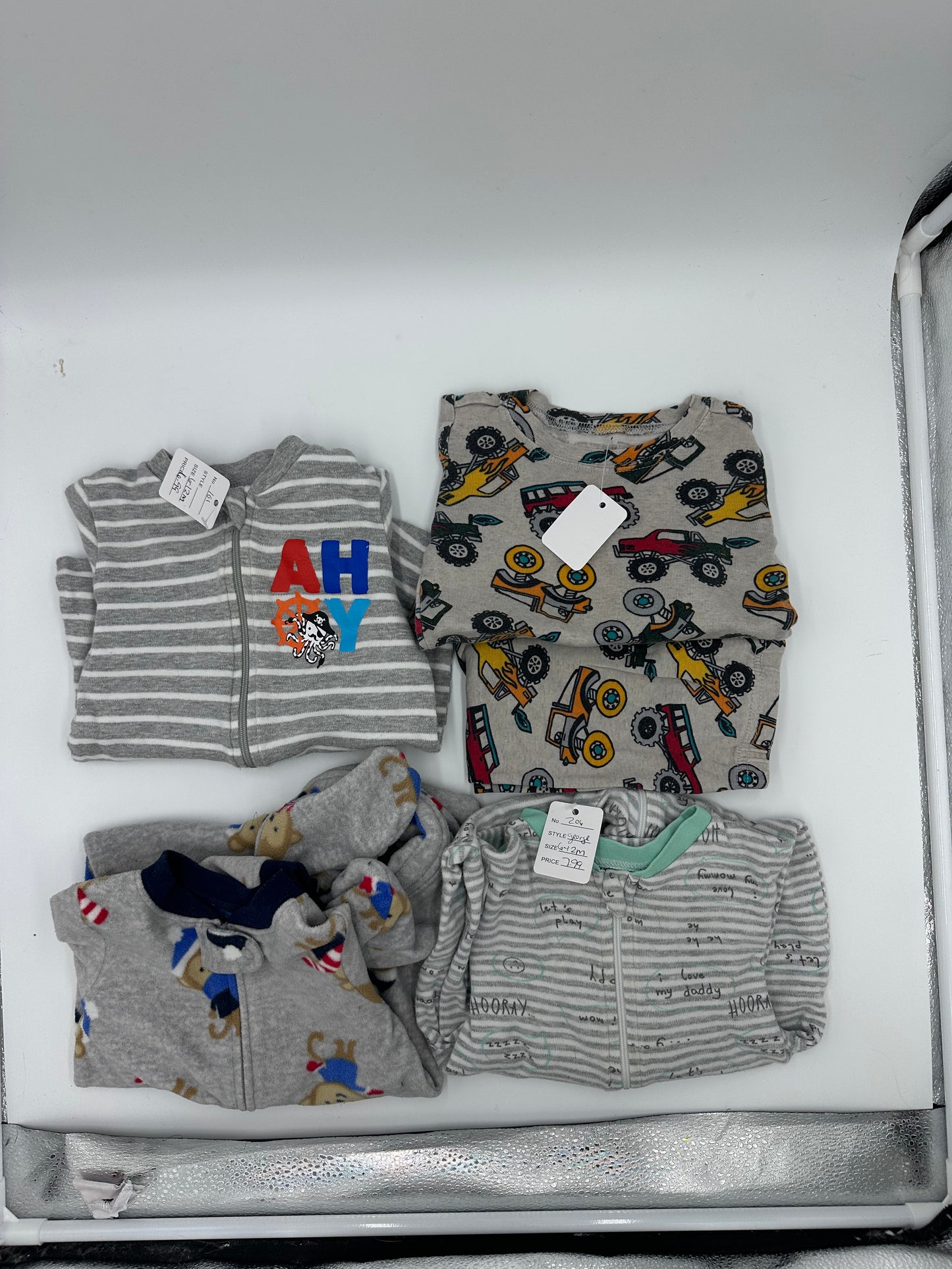 Lot pyjama 6-12m