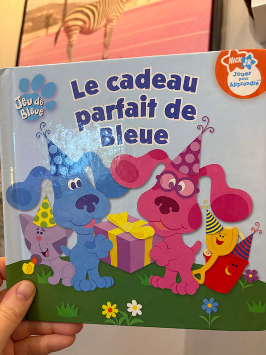Livre chien bleu