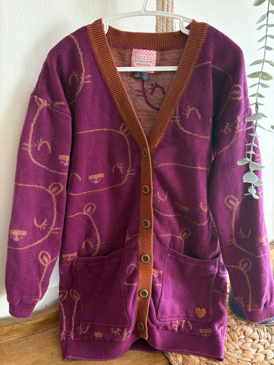 Cardigan long 6ans