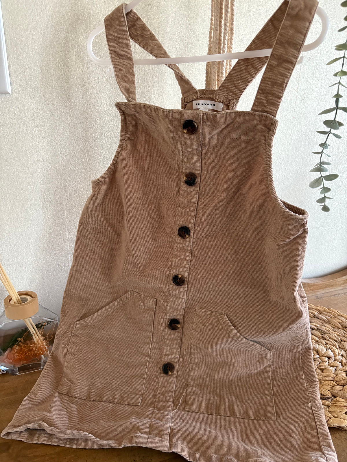 Salopette corduroy 8ans