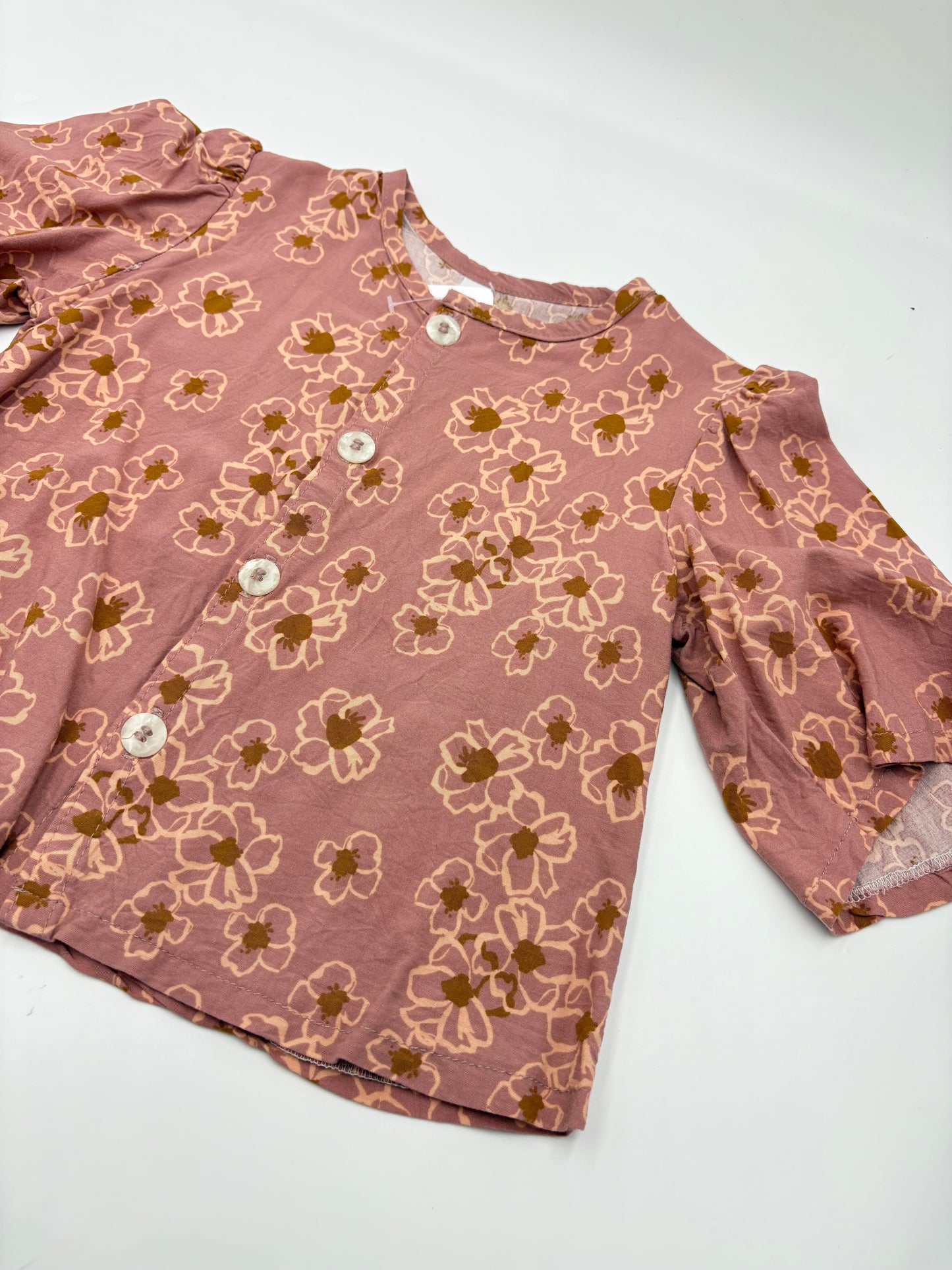 Chemisier/Haut Rubis Pastel 4-5ans