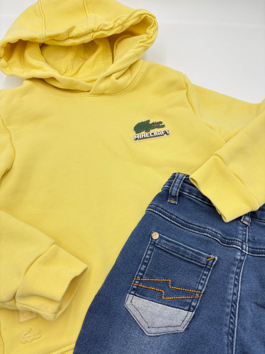 Hoodie Lacoste X Minecraft 6ans