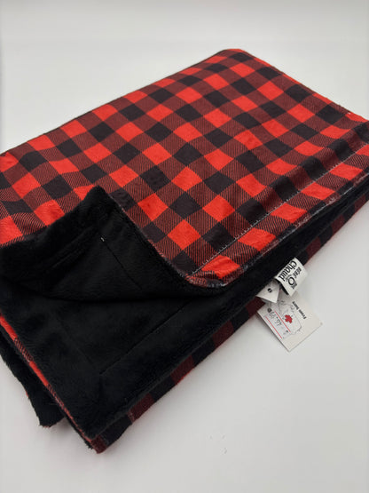 Doudou minky carreaux NEUF