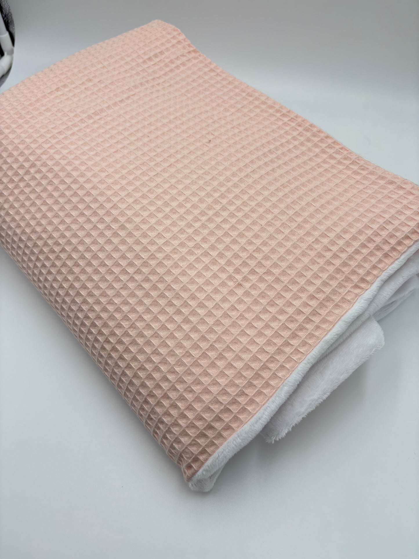 Couverture gaufrée X Minky Carré enfant adulte* NEUF
