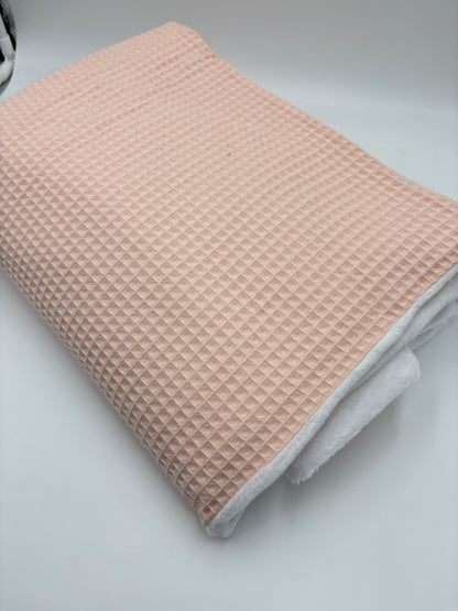 Couverture gaufrée X Minky Carré enfant adulte* NEUF