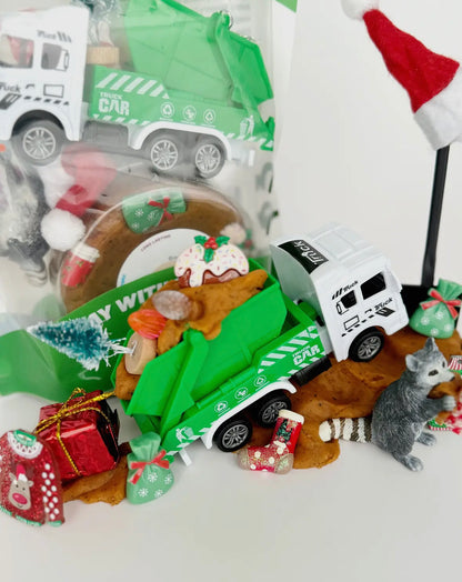 Ensemble de pâte à modeler camions festifs