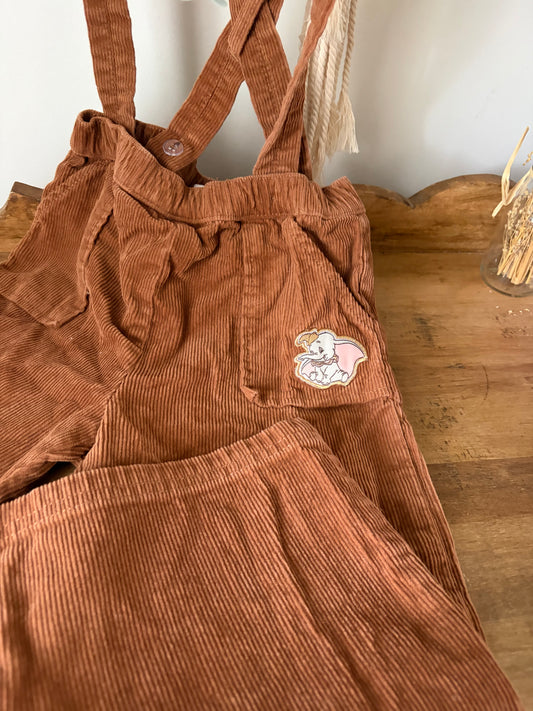 Salopette vintage corduroy environ 5ans dumbo