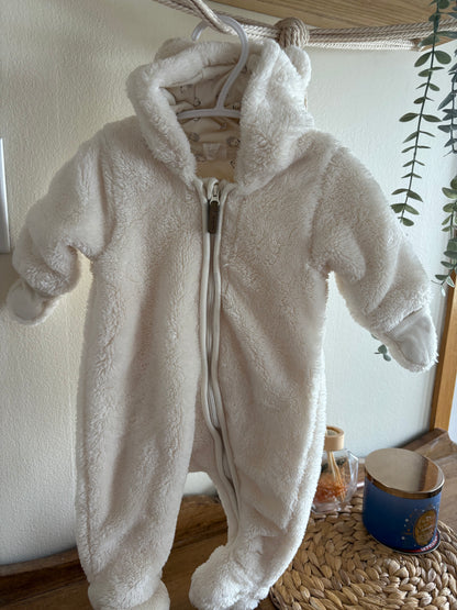 Manteau Onepiece ours 2-4m