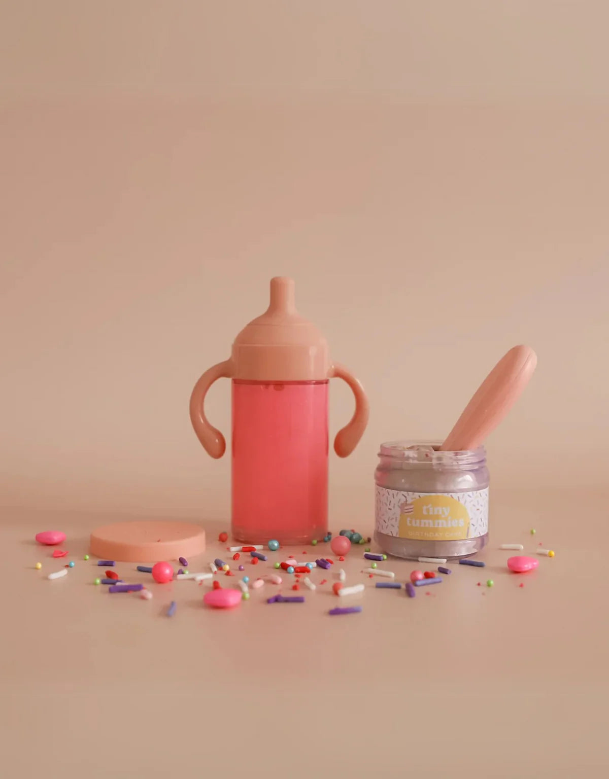 Coffret cadeau - gâteau d’anniversaire et lait à la fraise - Tiny Harlow