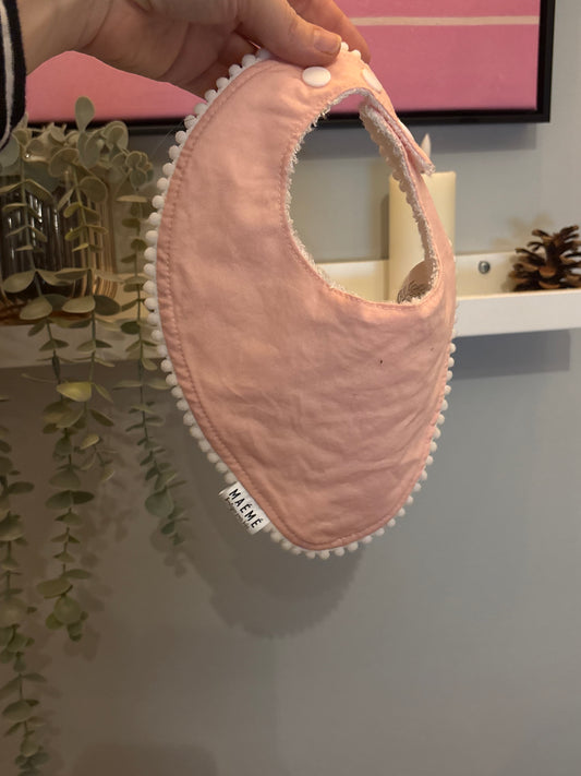 Bavoir MAÉMÉ rose * NEUF
