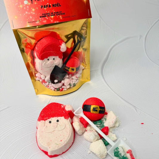 Bombe de bain potion du papa noel