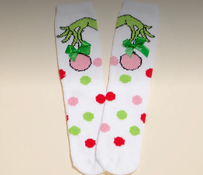 Ensemble cadeau de chaussettes (4)  «celui qui aimait gâcher Noël » adulte