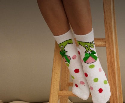 Ensemble cadeau de chaussettes (4)  «celui qui aimait gâcher Noël » adulte