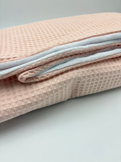Couverture gaufrée X Minky Carré enfant adulte* NEUF