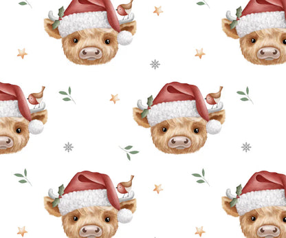 Couverture Minky - vaches festives