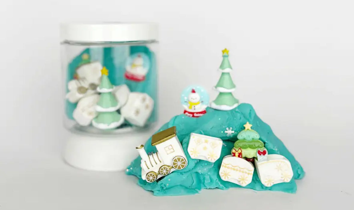 Pâte à modeler - train