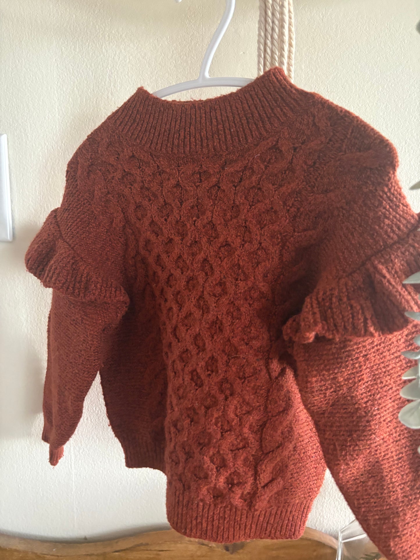 chandail rouille 2ans