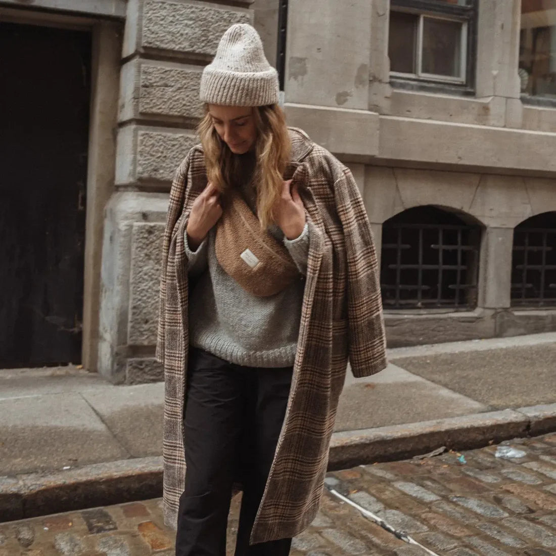 Sac banane sherpa - Dans le sac