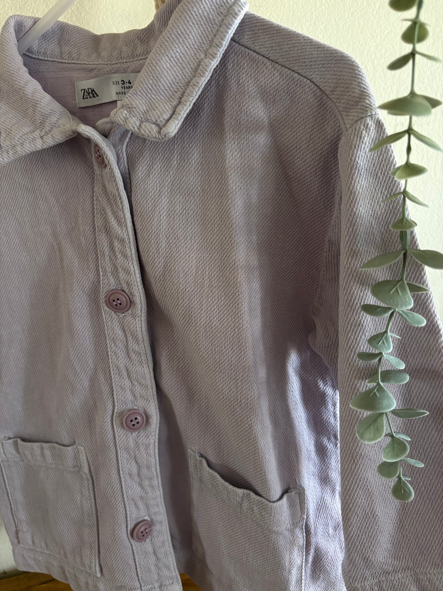 Veste 3-4ans lilas