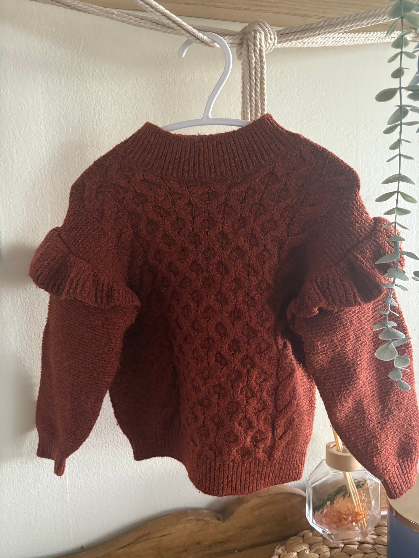 chandail rouille 2ans