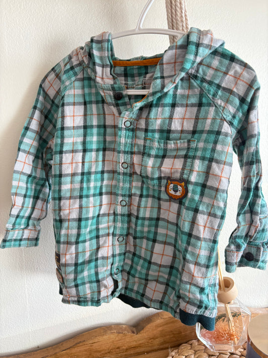 Chemise à capuchon 12-18m