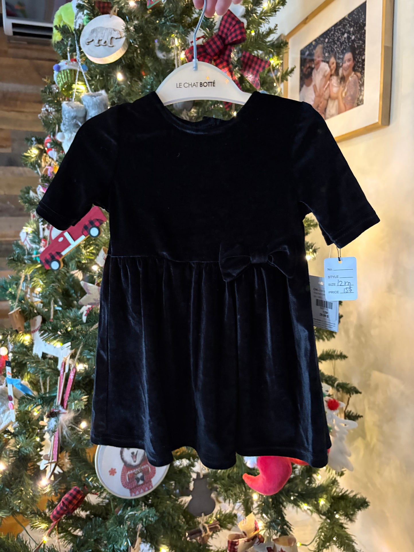 Robe velour 12mois* NEUVE