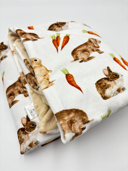 Doudou Minky taille bebe 38x48po NEUF