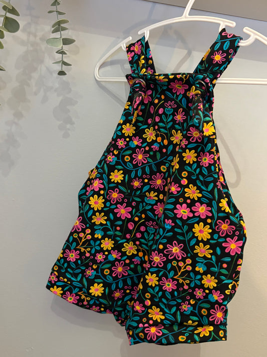 Salopette évolutive 6-18mois Fleuris*NEUF