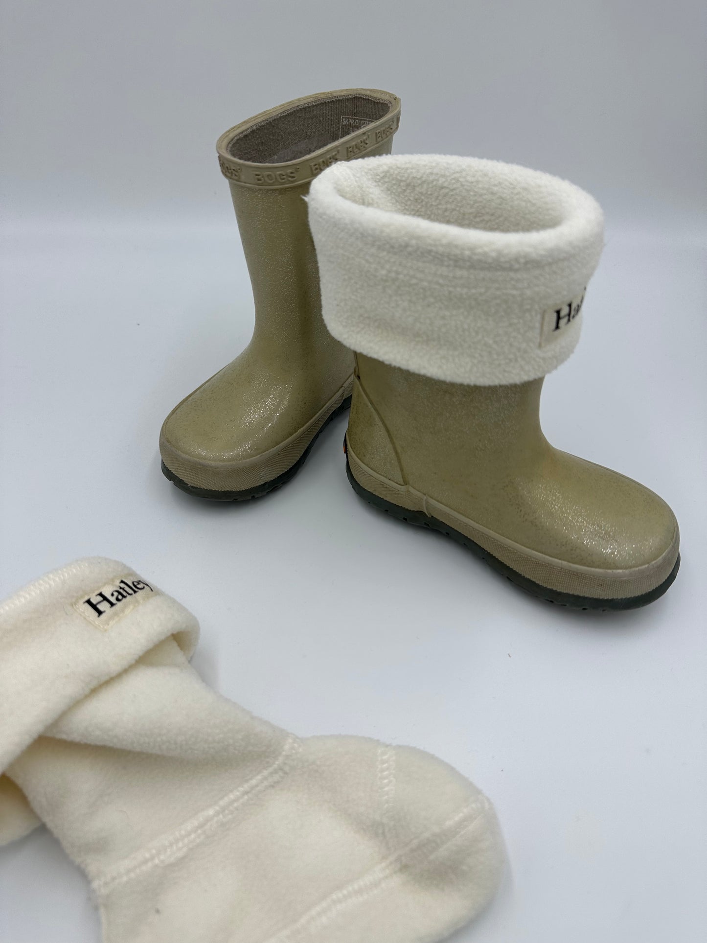 Bottes d’eau  taille 6 bogs + doublure hatley