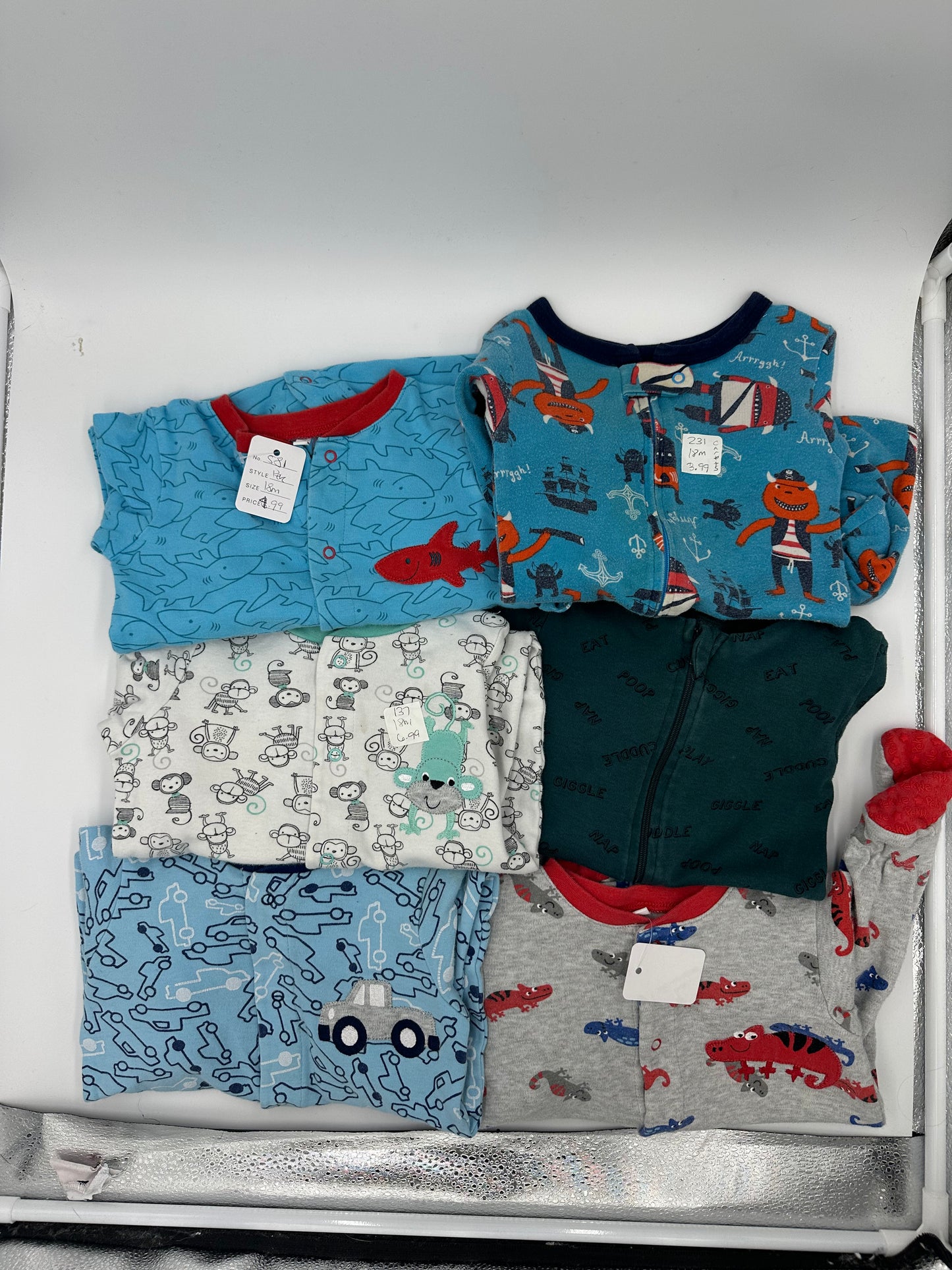 Lot pyjama 18m