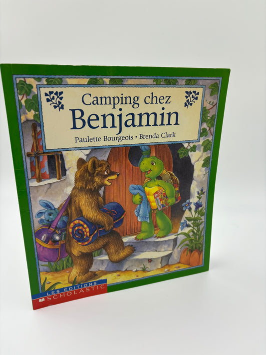 Livre camping chez Benjamin