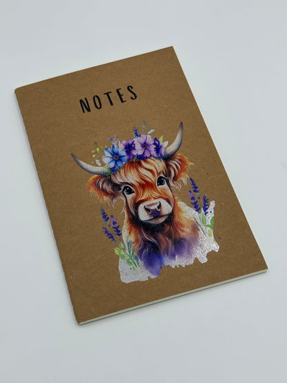 Cahier de notes A5 - Lignés - Choix de motifs