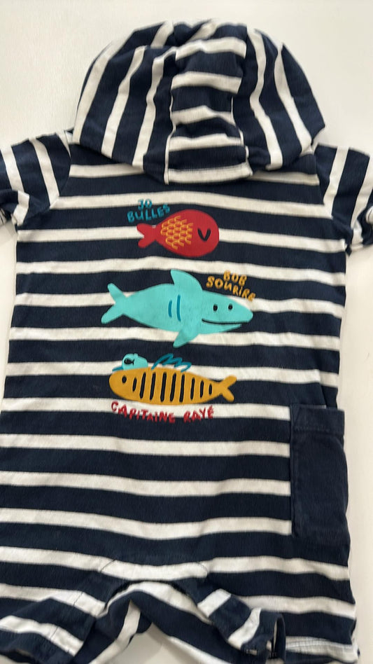 barboteuse 6-9m - Boutique friperie le placard de Jeanne et cie