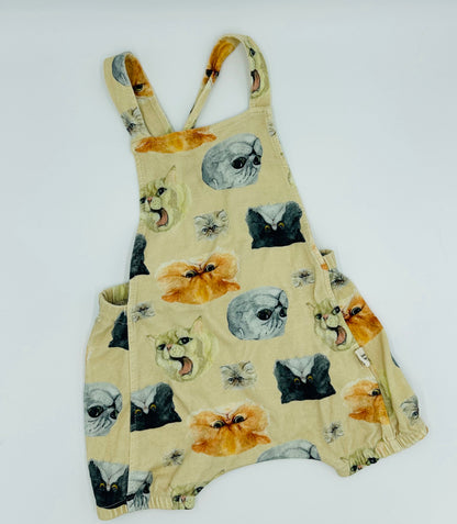 Barboteuse chat 12 - 24m Little Yogi - Boutique friperie le placard de Jeanne et cie