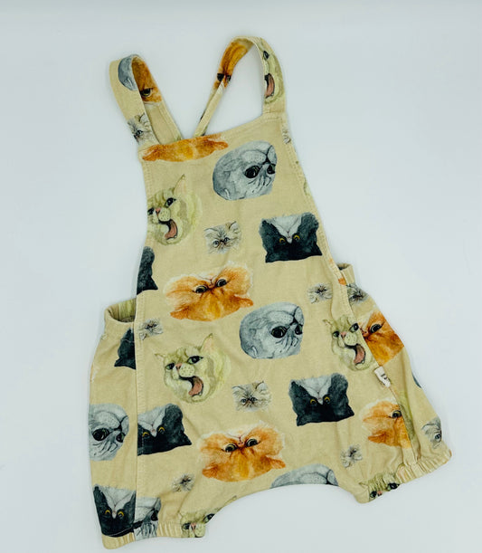 Barboteuse chat 12 - 24m Little Yogi - Boutique friperie le placard de Jeanne et cie