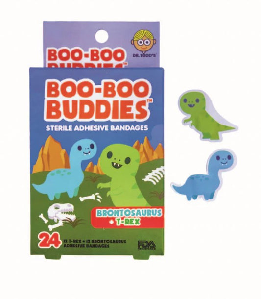 Boo Boo Buddies - Pansements - Brontosaurus et t - rex - Boutique friperie le placard de Jeanne et cie