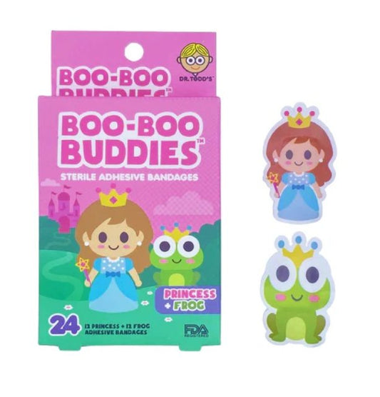 Boo Boo Buddies - Pansements - Princesse et grenouille - Boutique friperie le placard de Jeanne et cie