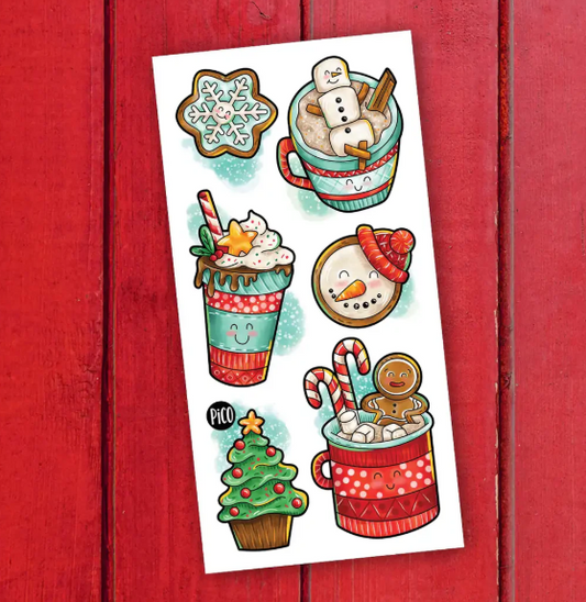 Tatouages temporaires Chocolat chaud