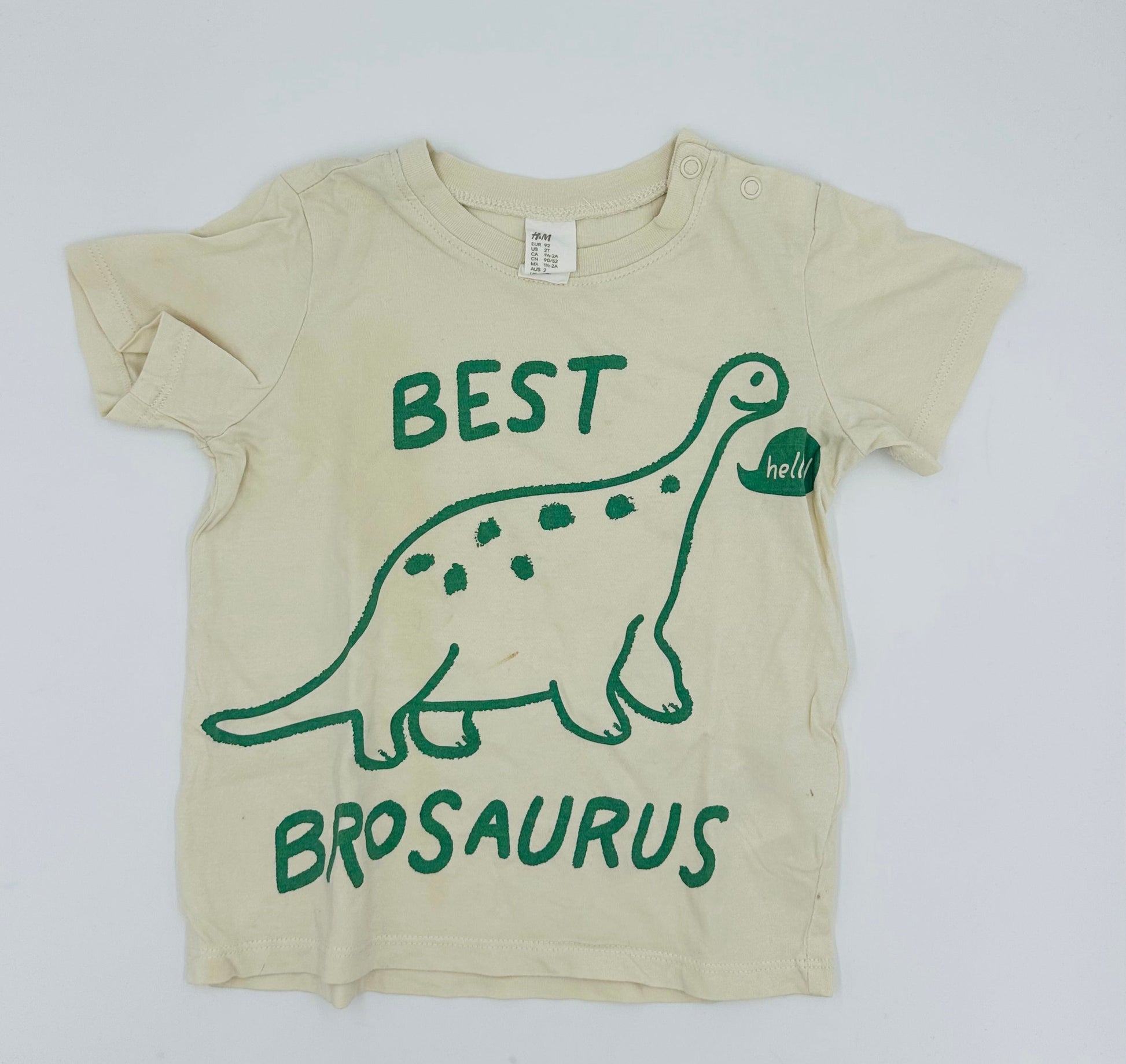 Chandail 1 1/2 - 2ans * imparfait - Boutique friperie le placard de Jeanne et cie