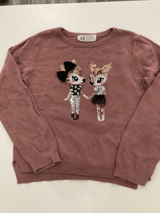 Chandail à manches longues 4-6ans - Boutique friperie le placard de Jeanne et cie