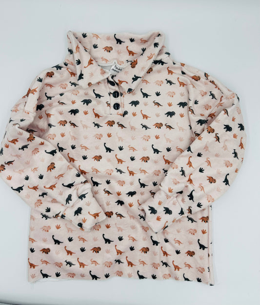 Chandail doux dino 3ans - Boutique friperie le placard de Jeanne et cie